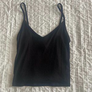 Black Forever 21 basic ribbed tank NWOT